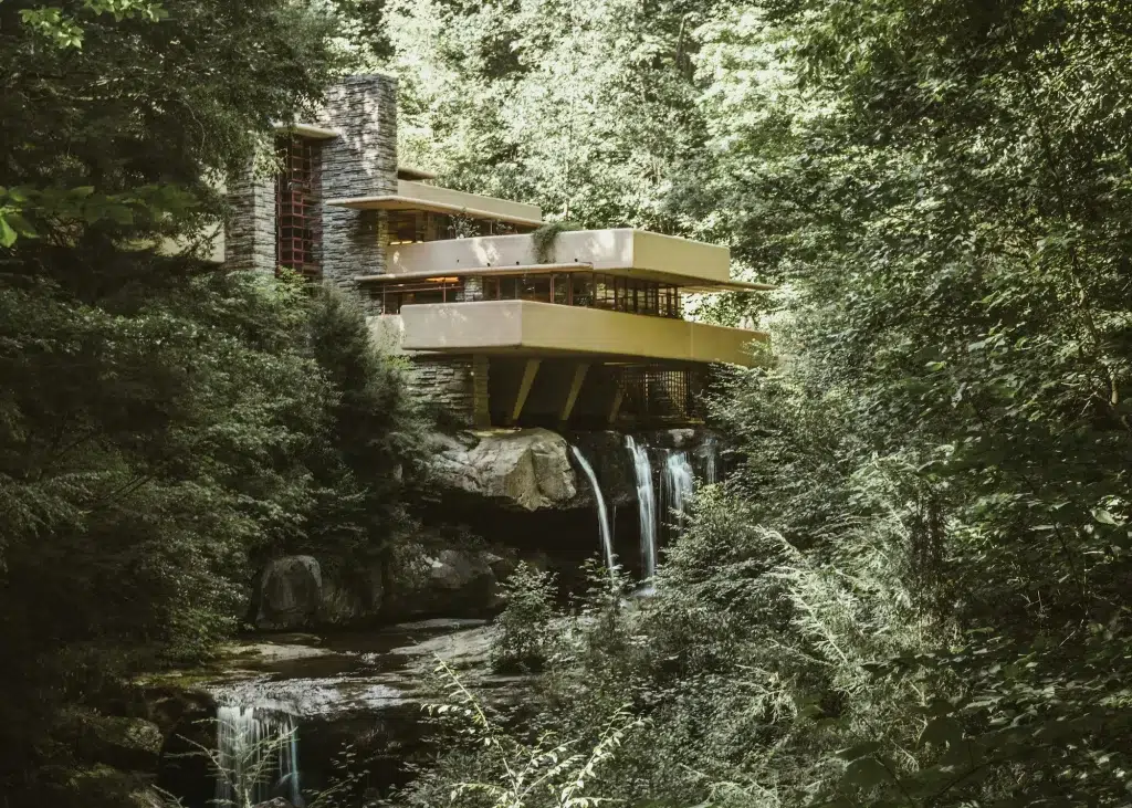 Frank Lloyd Wright's Falling Water. 