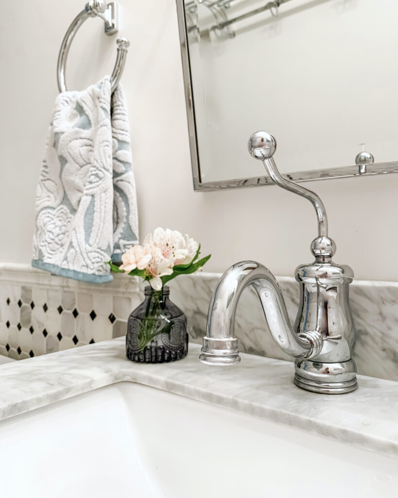 Traditional Bathroom Design by Calgary-based designer Lyndsay Bragg Design.