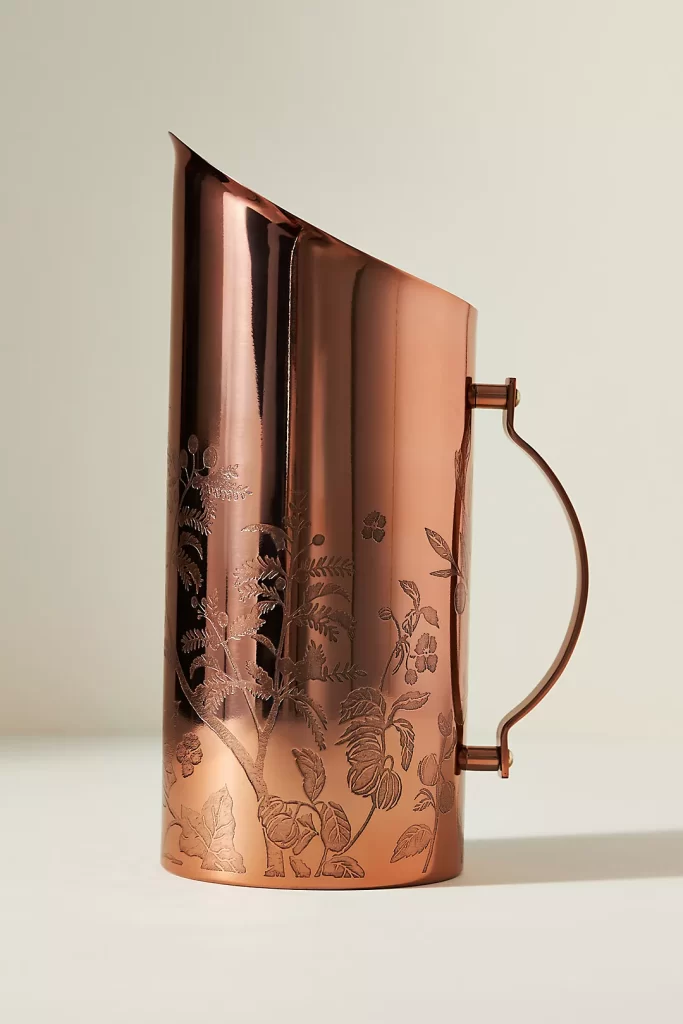 Anthropologie Foliage Pitcher 