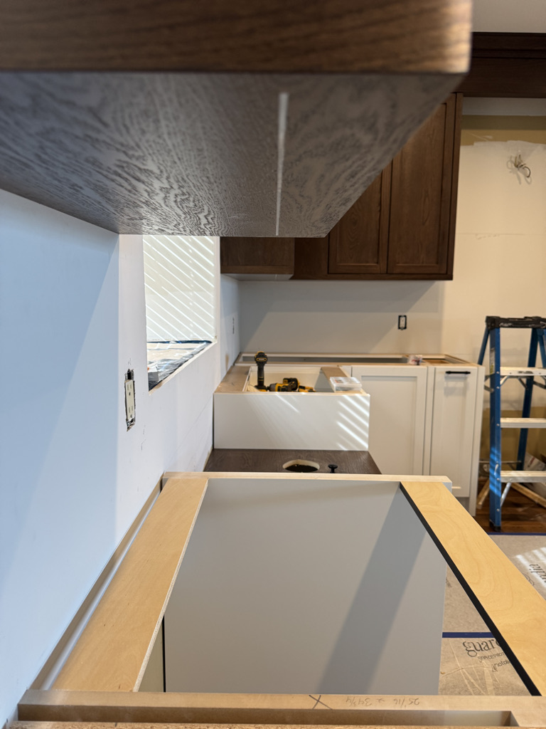 Sleek under-cabinet lighting by Lyndsay Bragg Design