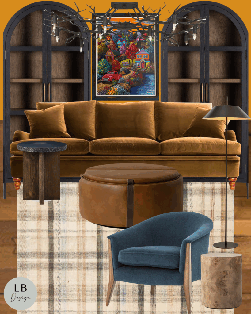 Den moodboard by Lyndsay Bragg Design